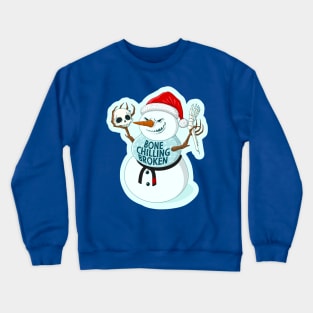 Black Belt Snowman - Christmas gift Crewneck Sweatshirt